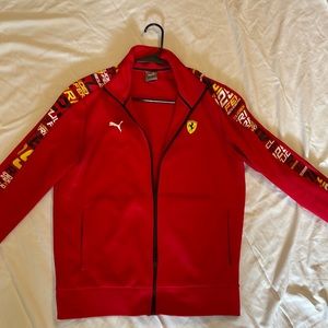 Puma X Ferrari collab mens medium jacket never worn
